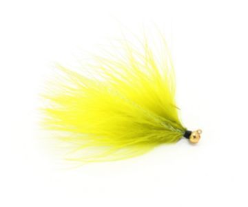 Challanger Maribou Jig 1/16oz Gold Head/ Olive  CSJ116-GHOLB