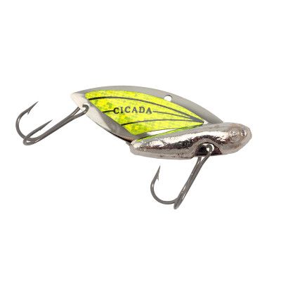 Reef Runner Cicada 1/4oz Nickel/Chartreuse  30101