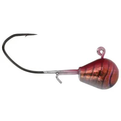 "Eagle Claw PROV TEARDROP JIG 1/4OZ HLI RED CRAW,