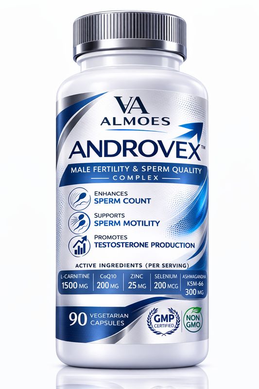 ALMOES ANDROVEX™ – Advanced Male Fertility & Performance Formula