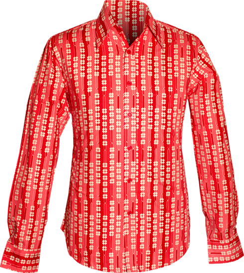 Chenaski Shamrock overhemd in roze/rood