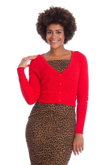 Banned Love dream vest in rood