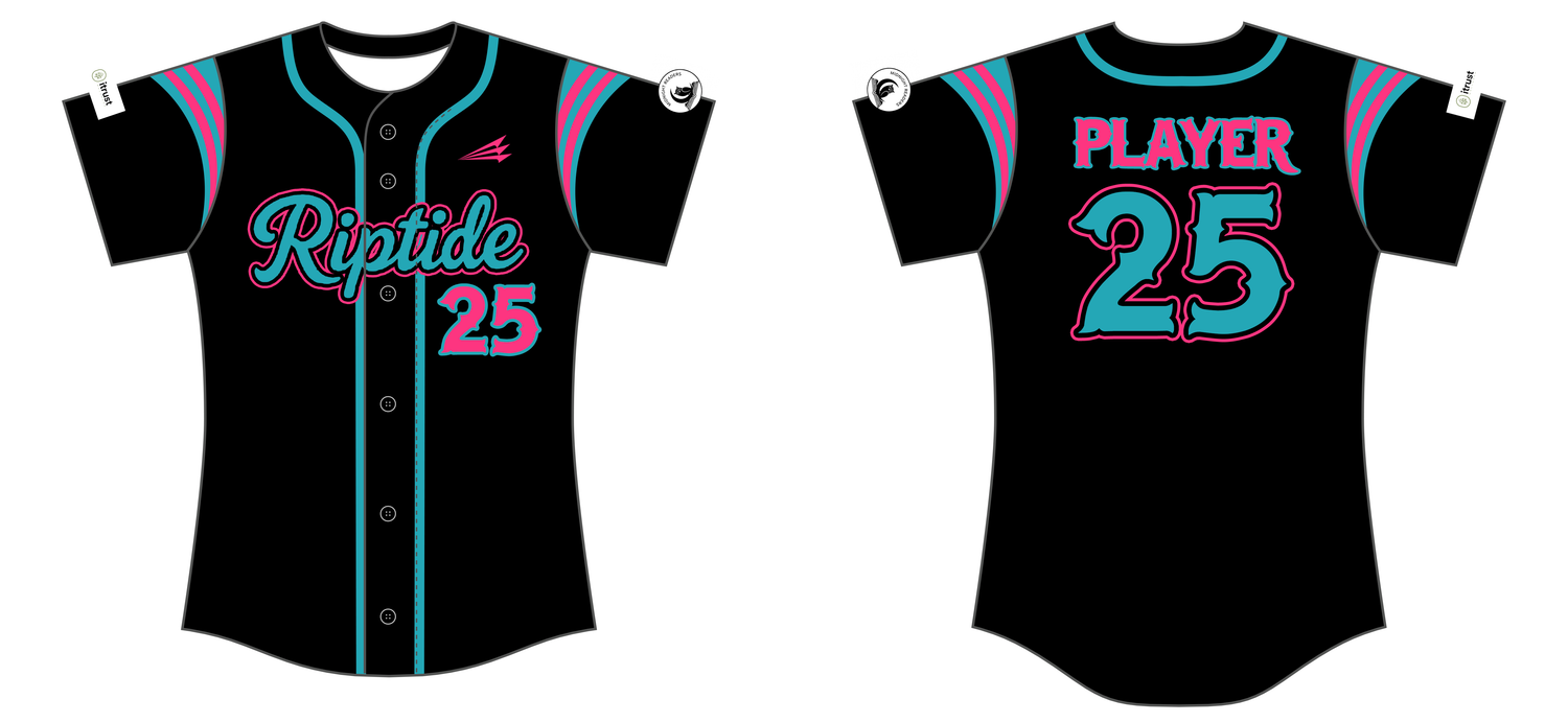Riptide Custom Neon NanoDri Softball Jersey #J1