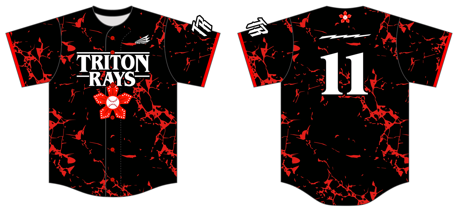 Triton Rays Stranger Swings Baseball Jersey