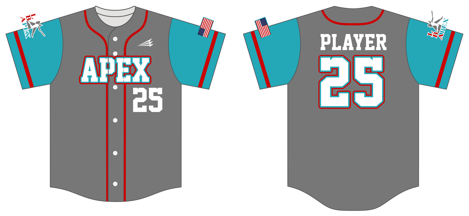 LBA Apex Custom NanoDri Baseball Jersey #J2B