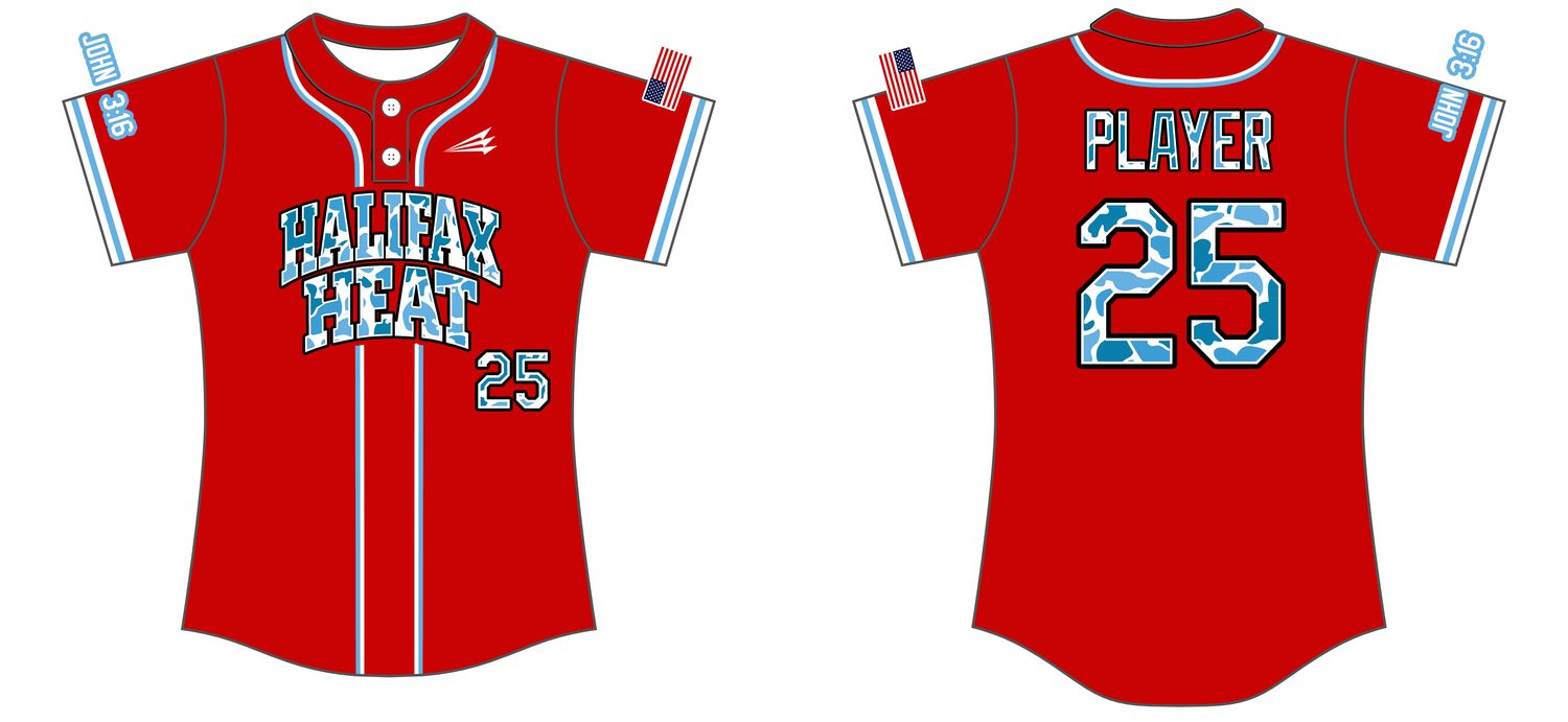 Halifax Heat Custom HexaFlex Softball Jersey #J6B