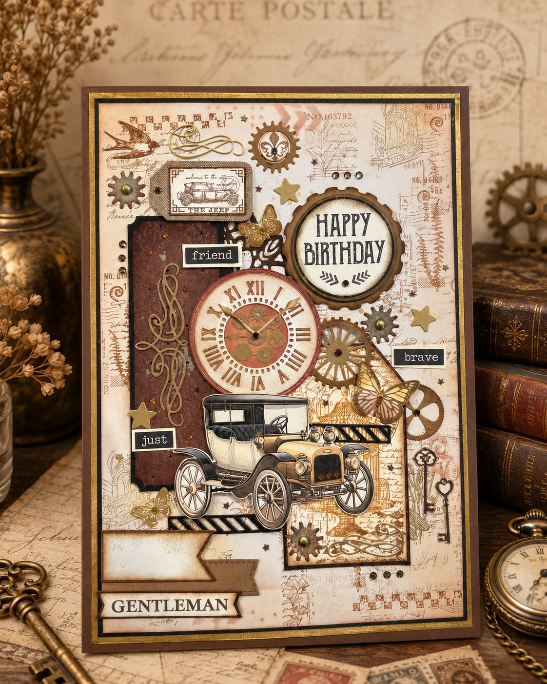 Vintage Birthday Card Vintage Birthday Card