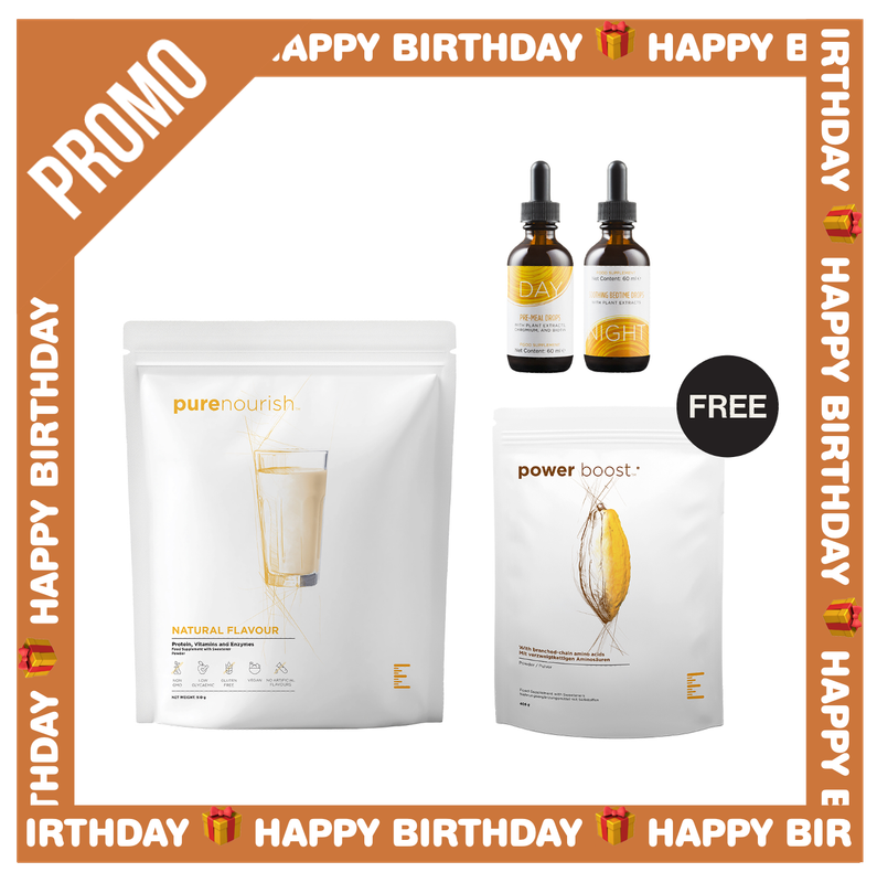 Gotas & PureNourish + Power Boost DE REGALO (Guía ofrecida + recetas)