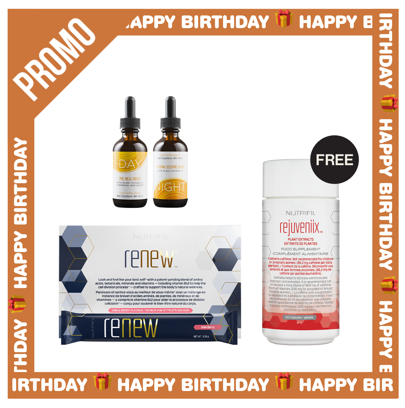 Gouttes & Renew + Rejuveniix GRATUIT(guide offert + recettes)