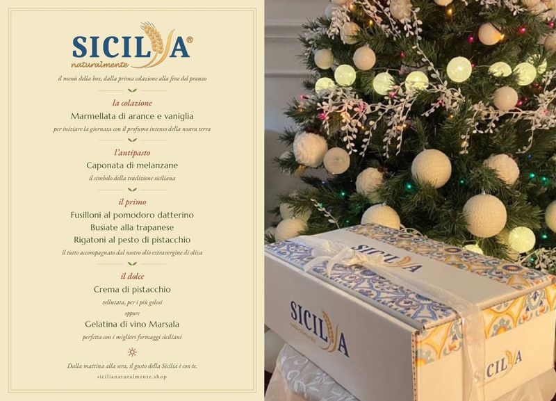 Christmas Menu Box