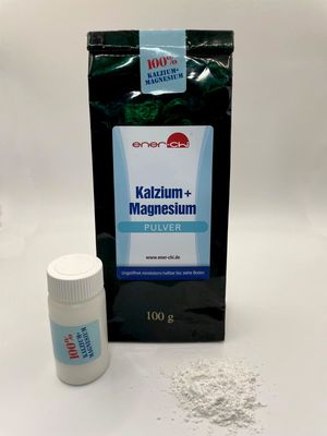 Calcium- und Magnesiumpulver