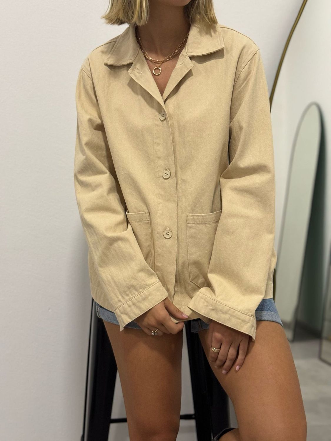 CHAQUETA LISA BEIGE