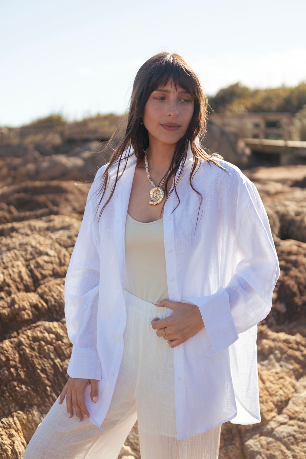 CAMISA OVER BLANCO
