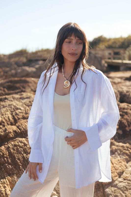 CAMISA OVER BLANCO