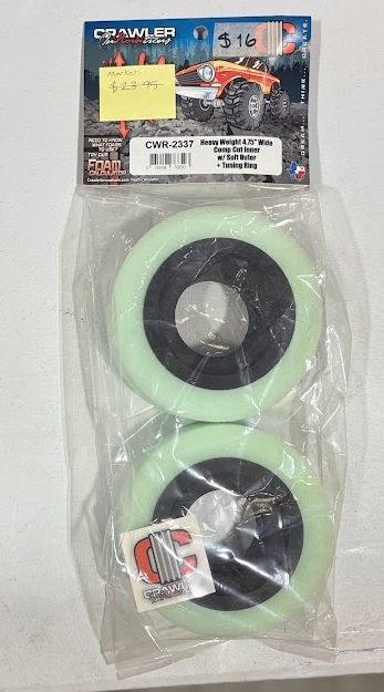 Crawler Innovations CWR-2337 Heavy Weight 4.75" Comp Cut Inner w/ Soft Outer (PAIR)