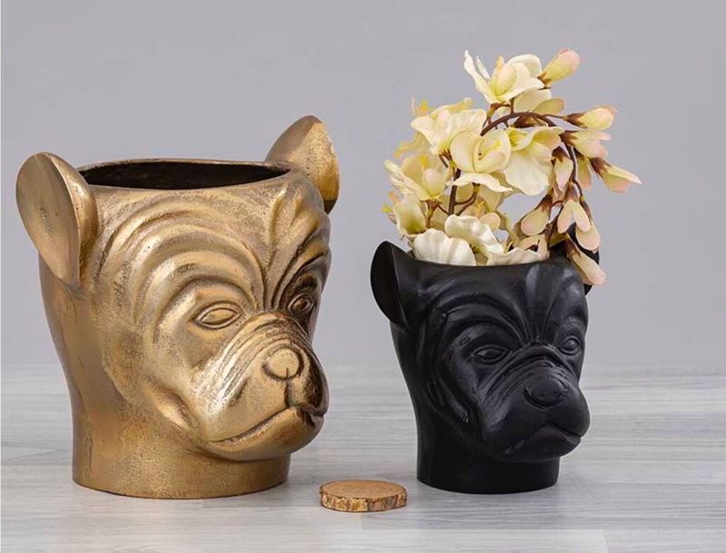 DOG FACE VASE - SMALL