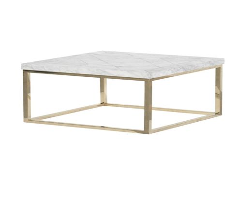VERSAILLES COFFEE TABLE - CARRARA MARBLE TOP