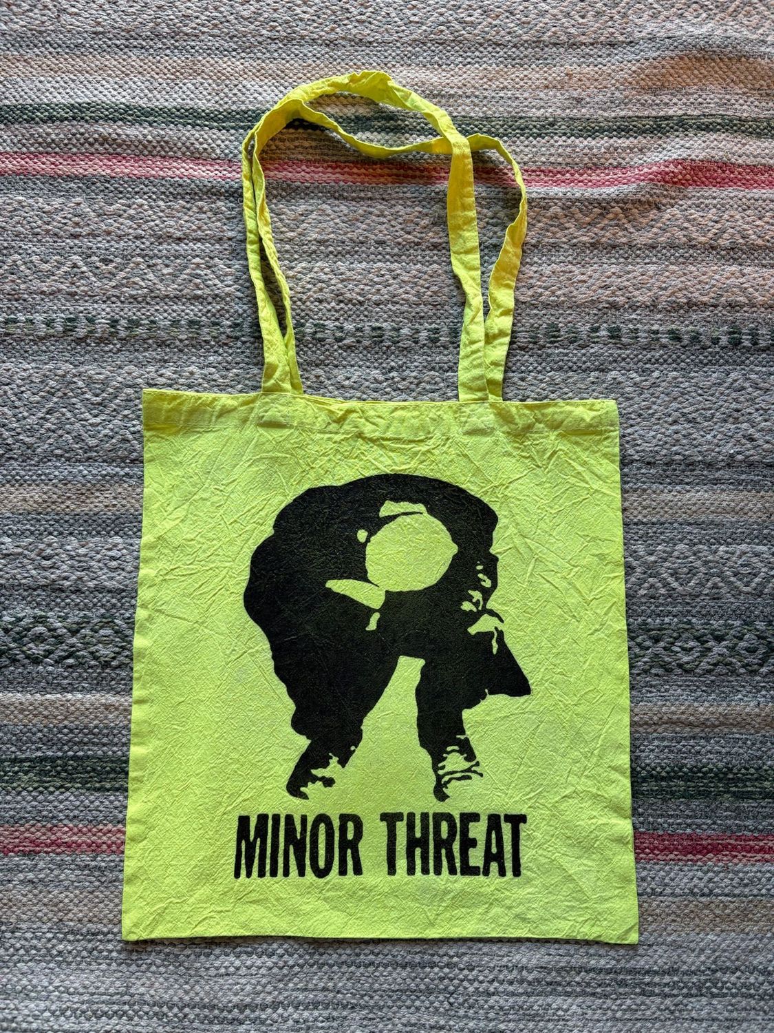 Minor Threat - yellow Tote Bag