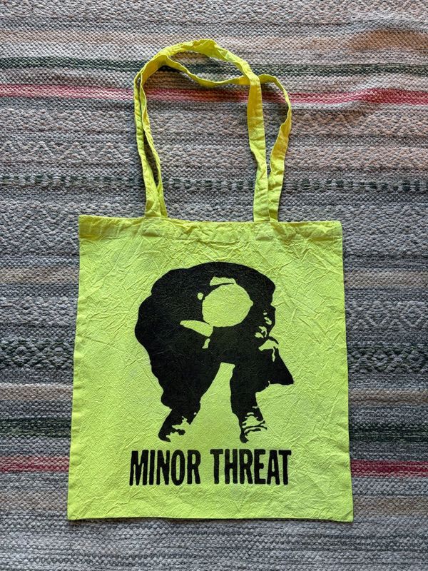 Minor Threat - yellow Tote Bag