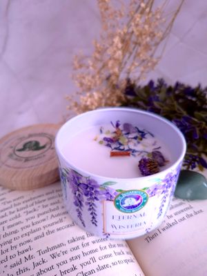 Eternal Wisteria Exclusive Candle, Sanitizer, &amp; Diffuser