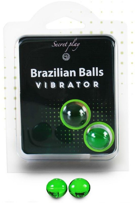 Boules de massage Brésiliennes lubrifiante à effet x2