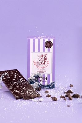 Chocolat noir fleur de sel - Tablette 100g