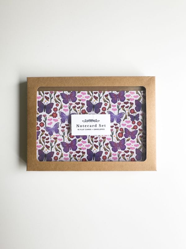 Butterfly Boxed Notecard Set