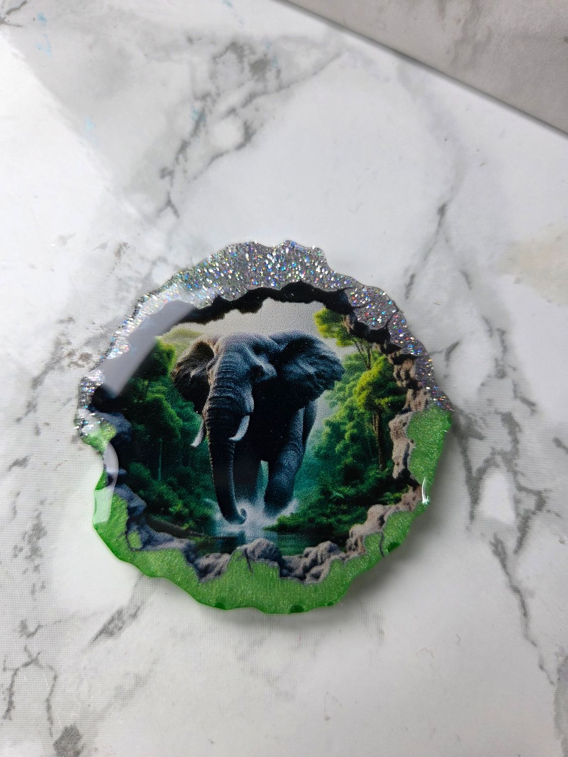 Magnet / Popsocket éclat éléphant