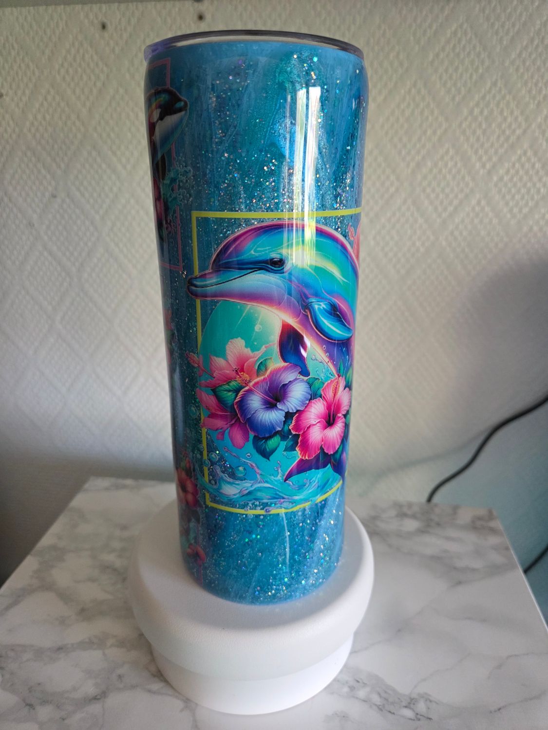 Tumbler 20oz Animaux marins