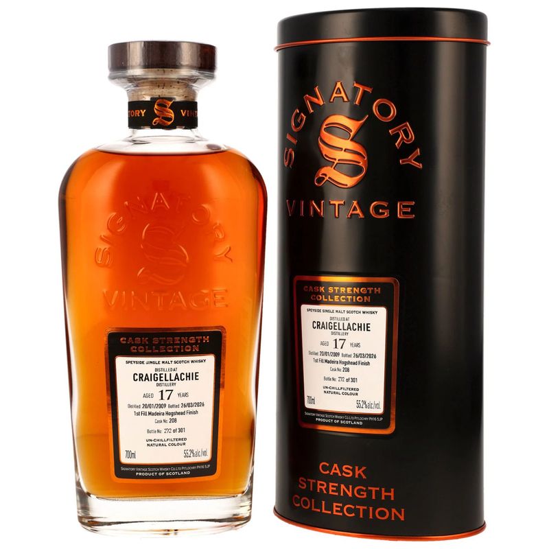 Craigellachie 17 Jahre 2009/2026 Sig Fass 208 Craigellachie 17 Jahre 2009/2026 Sig Fass 208