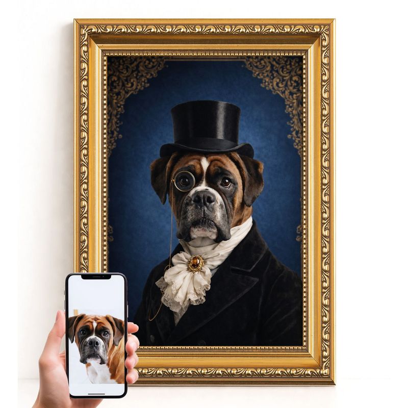 Custom Pet Portrait - Your Pet in Space, Royal, Fantasy Costumes!