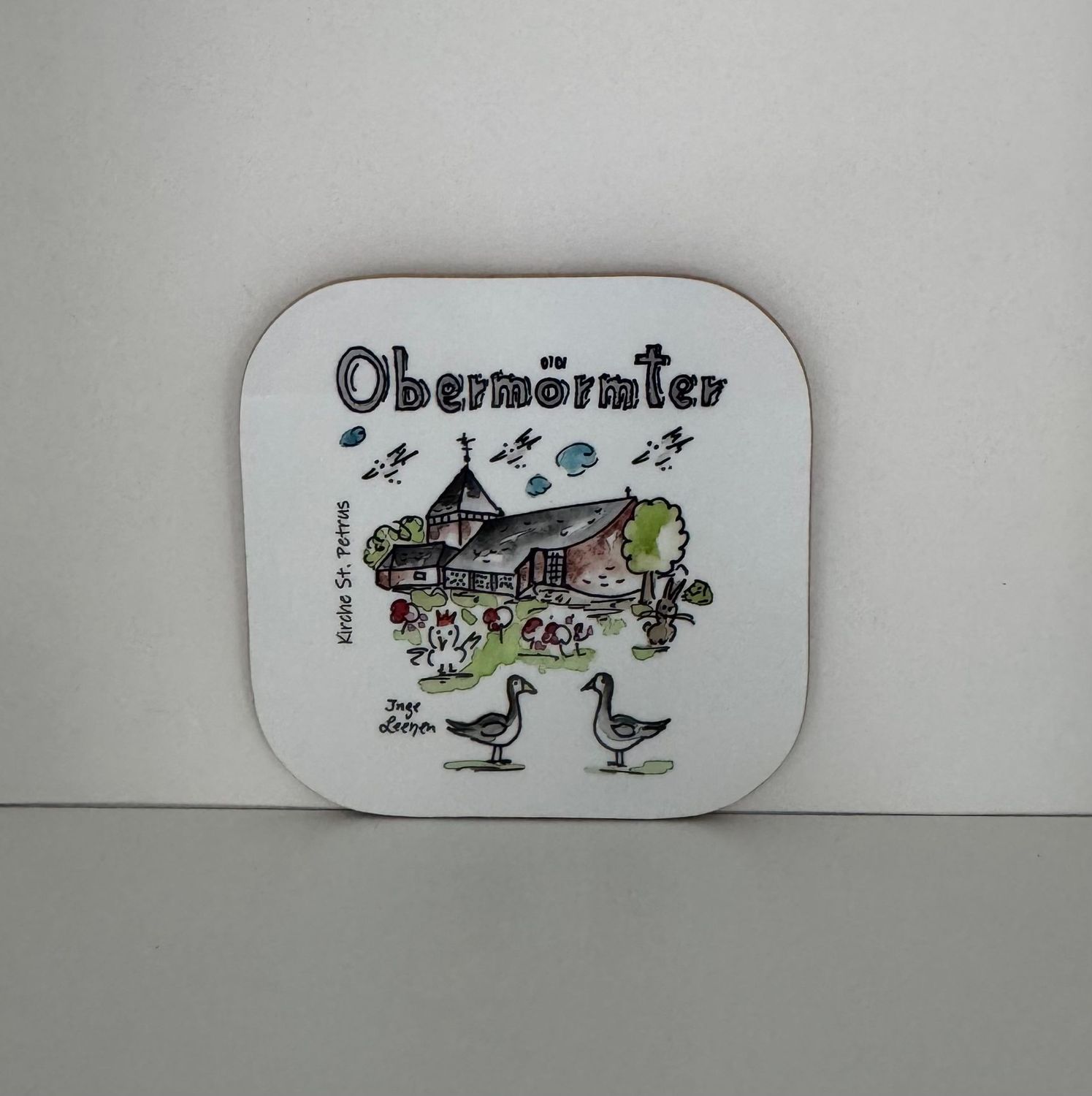 Untersetzer Obermörmter Kirche St. Petrus