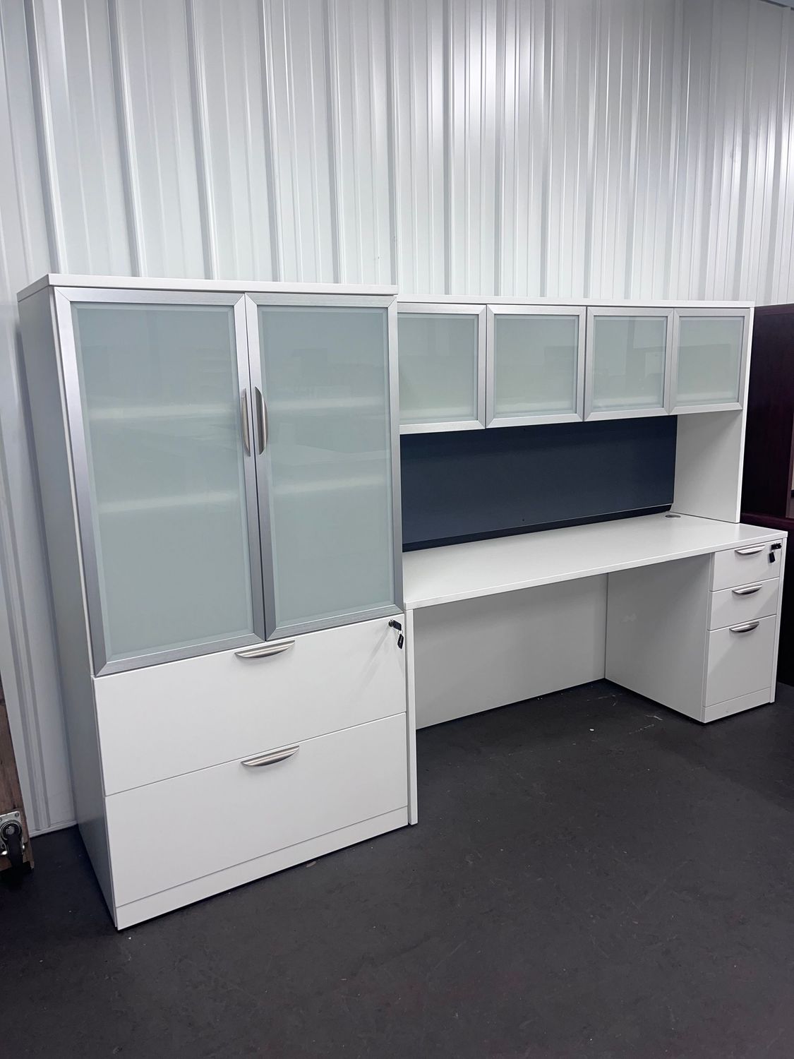 Lateral/Storage Stacker w/ 24X72 Single Ped Credenza/Hutch *New/Overstock *Priced Separately