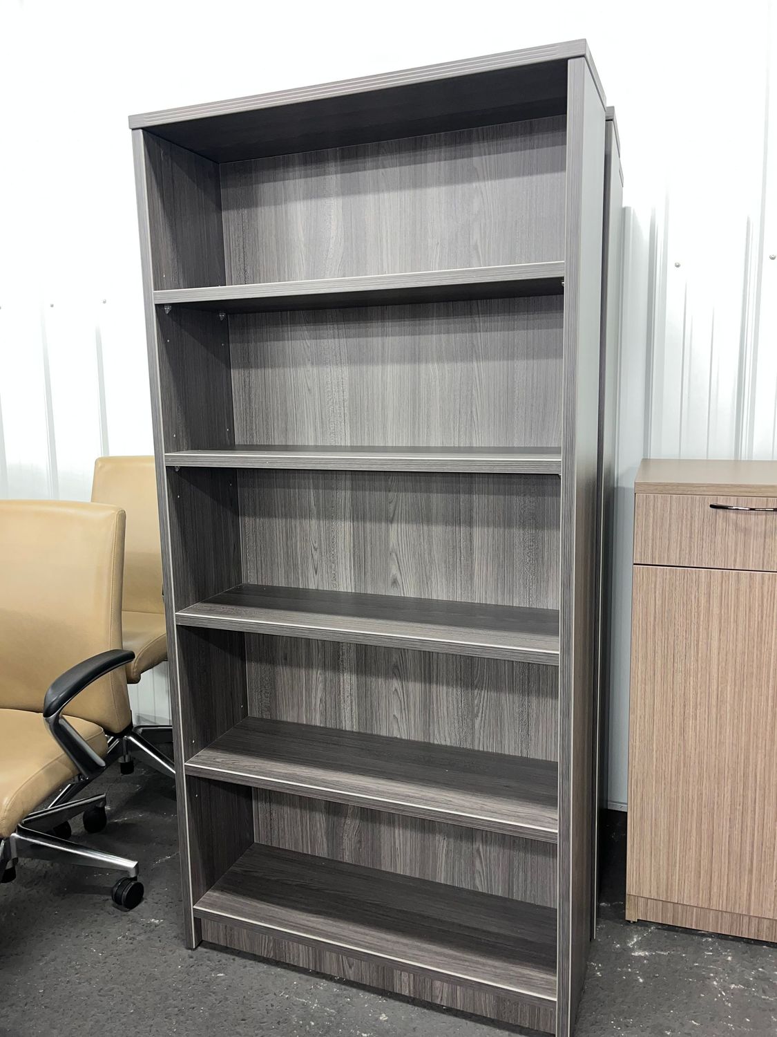 69" Samoa Gray Bookshelf *2 in stock *New/Overstock