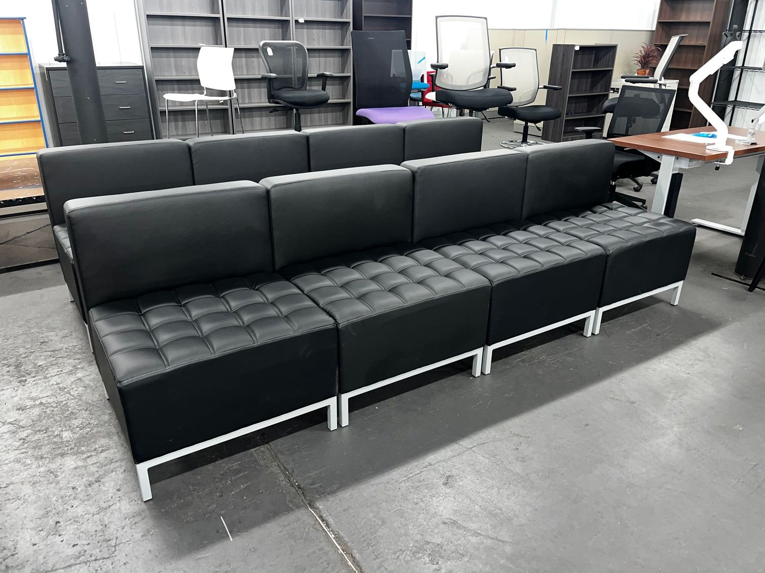 Armless Lobby Chairs *8 Available - Some New/Discontinued, Some Used