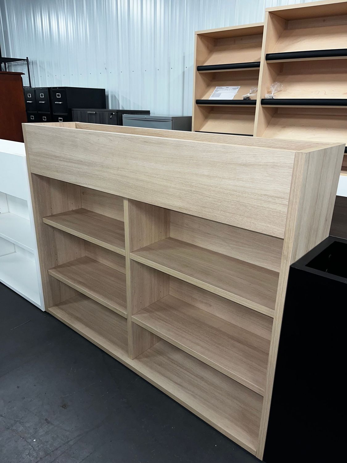 54"W 41"H Double Sided Planter Bookshelf *2 Available *Old Showroom Displays