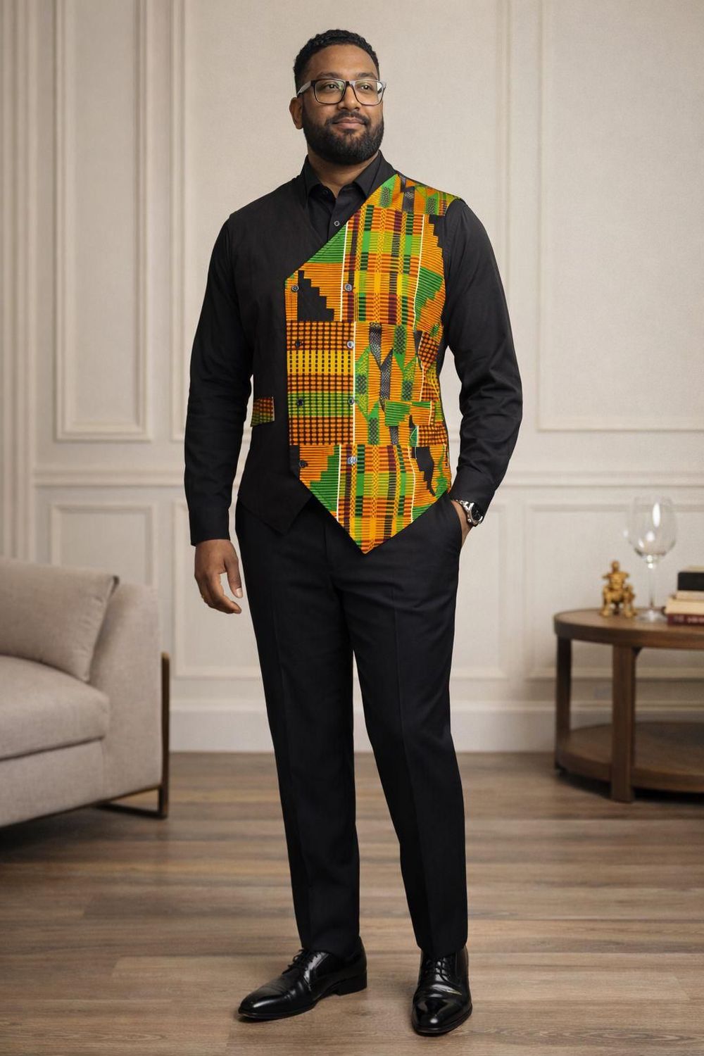 Kente Vest
