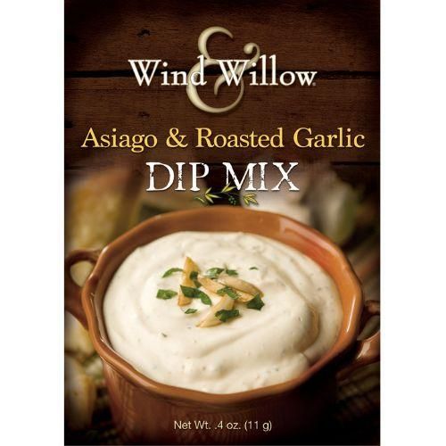 Wind &amp; Willow Asiago &amp; Roasted Garlic Dip Mix - 0.4 oz