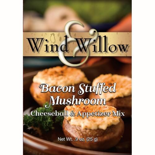 Wind &amp; Willow Bacon Stuffed Mushroom Cheeseball &amp; Appetizer Mix - 0.9 oz