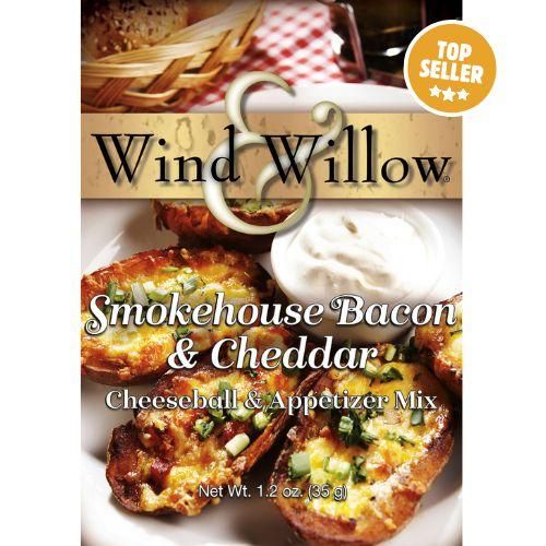 Wind &amp; Willow Smokehouse Bacon &amp; Cheddar Cheeseball &amp; Appetizer Mix - 1.2 oz