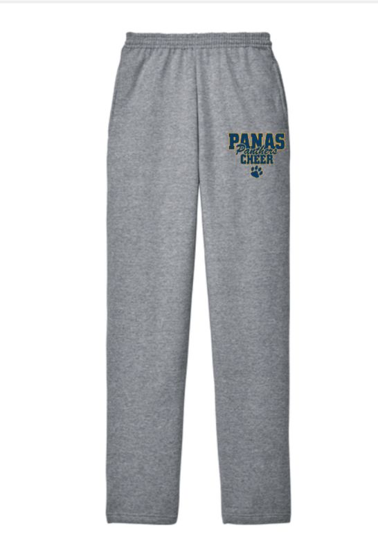 Panas Cheer - Open Bottom Sweatpants