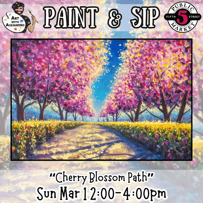 “Cherry Blossom Path” Sun Mar 1 2:00-4:00pm