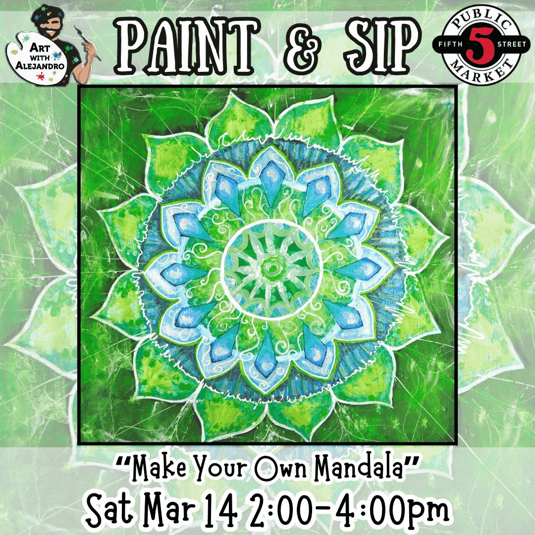 “Make Your Own Mandala” Sat Mar 14 2:00-4:00pm