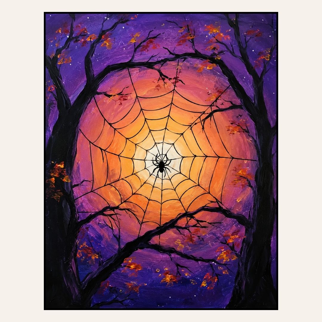 Paint &amp; Sip “Spidey Tree” Wed Oct 21 2:00-4:00pm