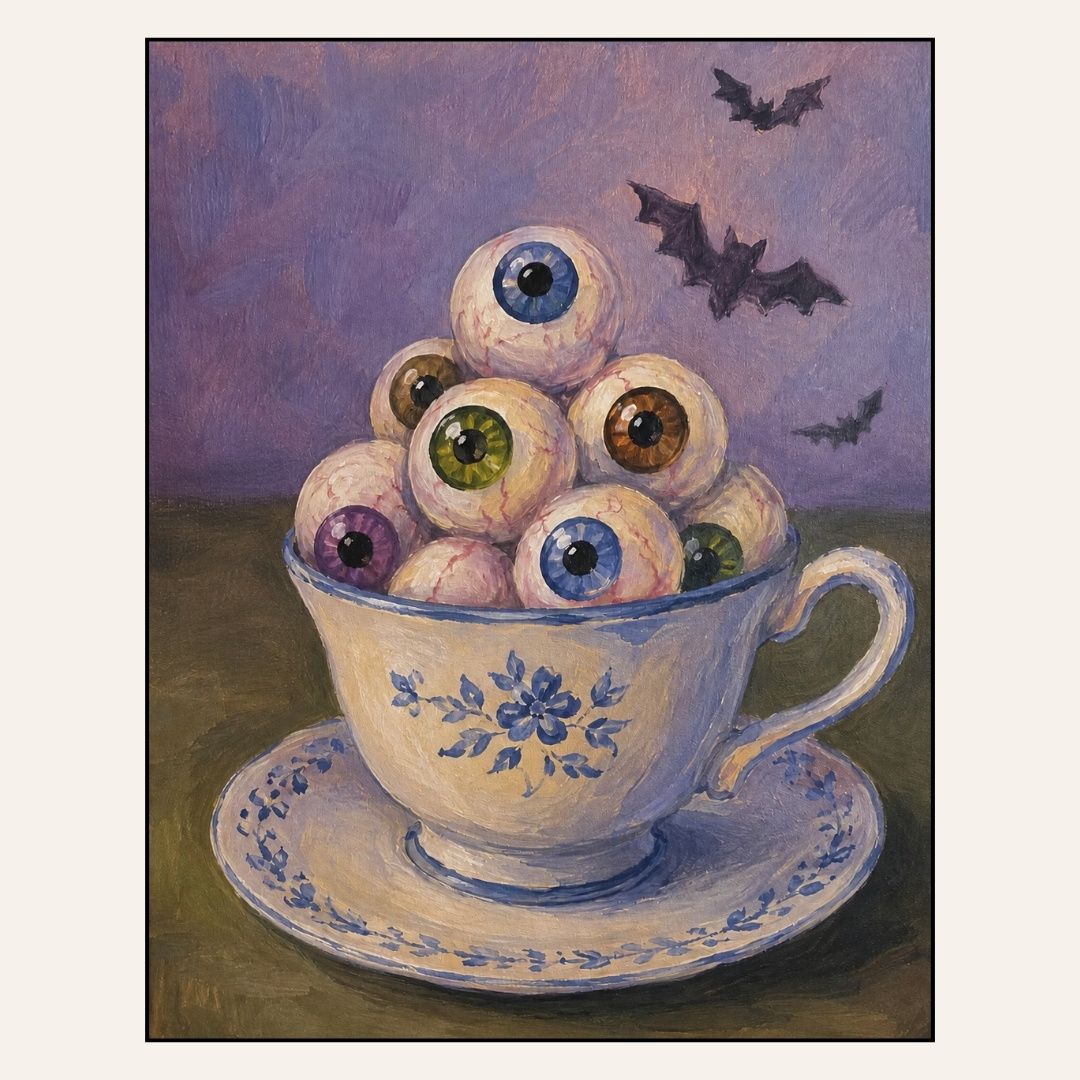 Paint &amp; Sip “Creepy Tea”  Sun Oct 25 2:00-4:00pm