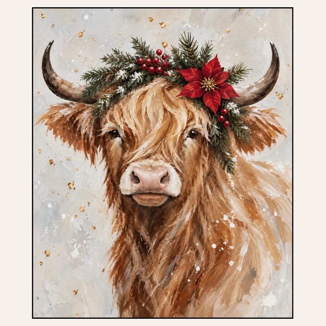 Paint &amp; Sip “Highland Cow” Sat Dec 12 2:00-4:00pm