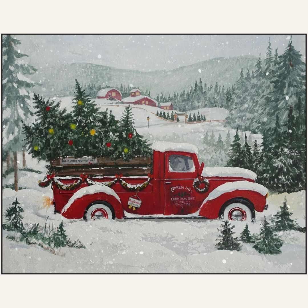 Paint &amp; Sip “Christmas Red Truck” Sun Dec 13 2:00-4:00pm