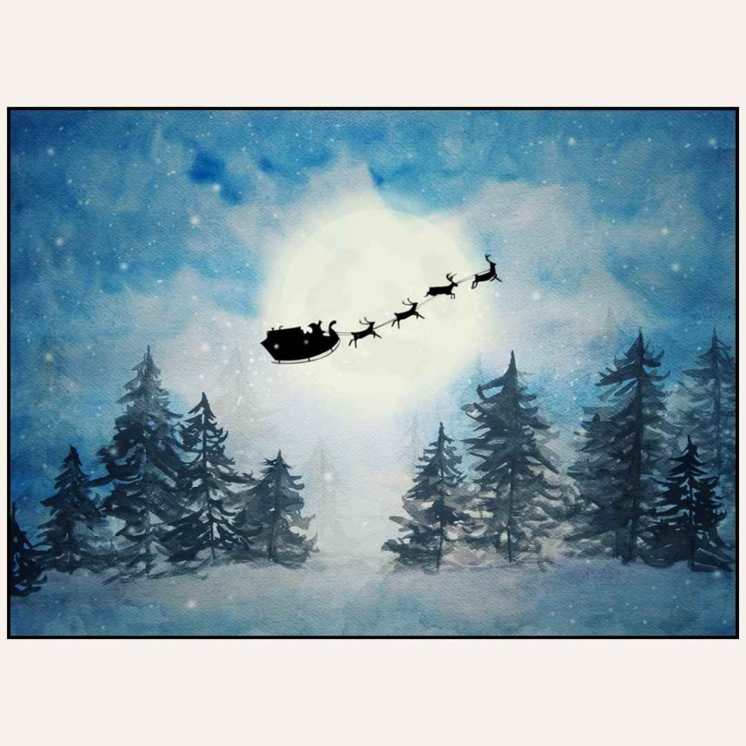Paint &amp; Sip “Here Comes Santa” Wed Dec 23 2:00-4:00pm