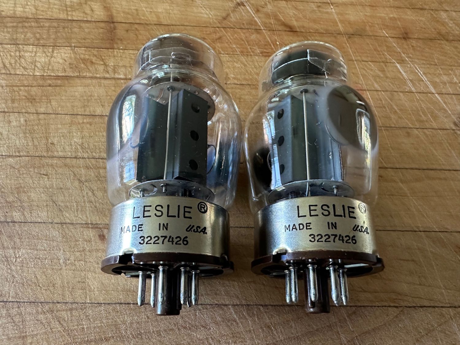 Vintage USA Tung-Sol, 1974 production Vintage USA Tung-Sol, 1974 production "Leslie" Branded 6550 Tubes - Matched Pair Codes 3227426!