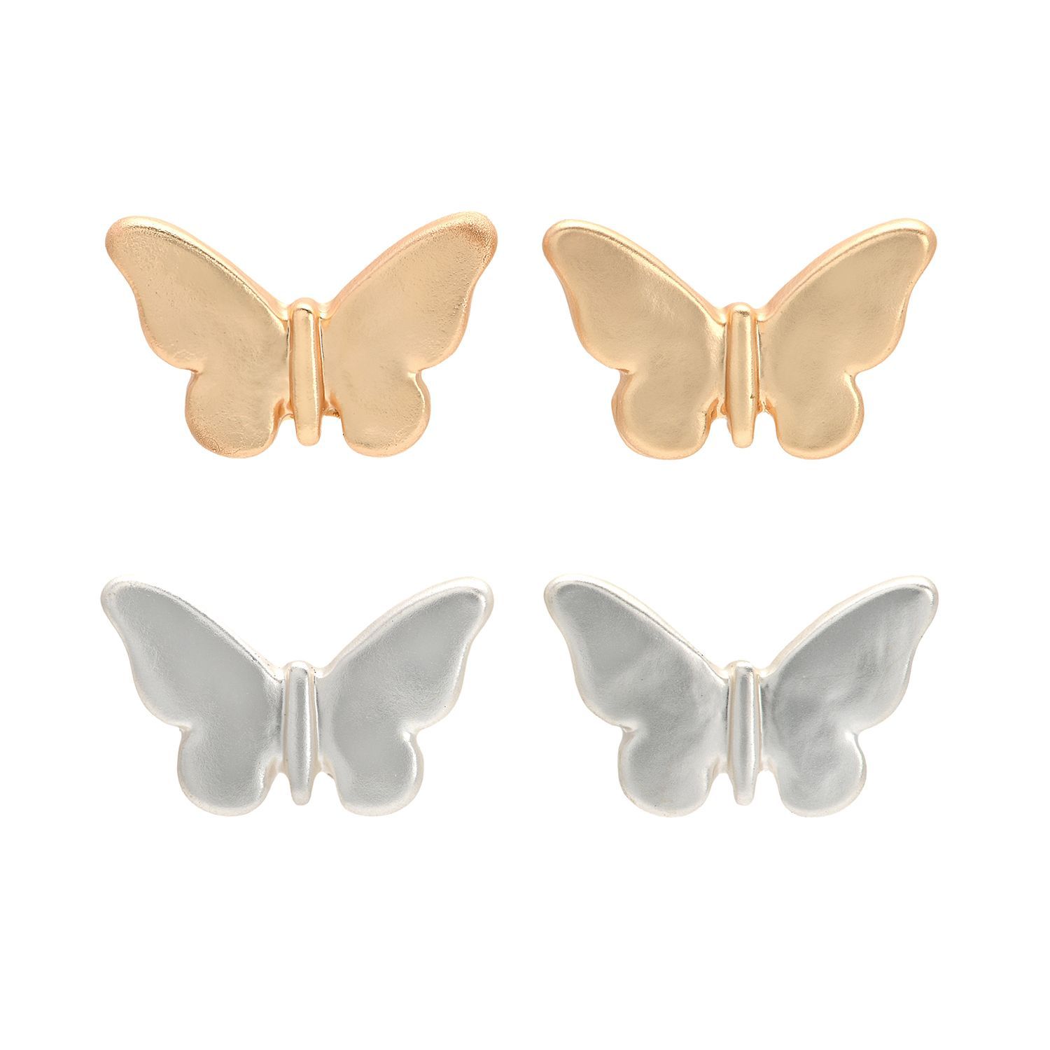 Oorknoppen vlinder | 2 kleuren